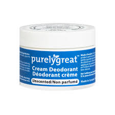 purely great unscented cream deodorant