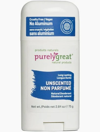 purely great unscneted deodorant