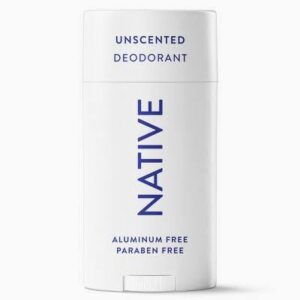 Unscented native deodorant